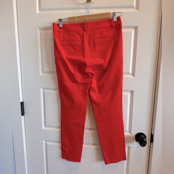 J. Crew Minnie Stretch Ankle Pants Womens Mid Rise Casual Flat Front Zip - Picture 2 of 4